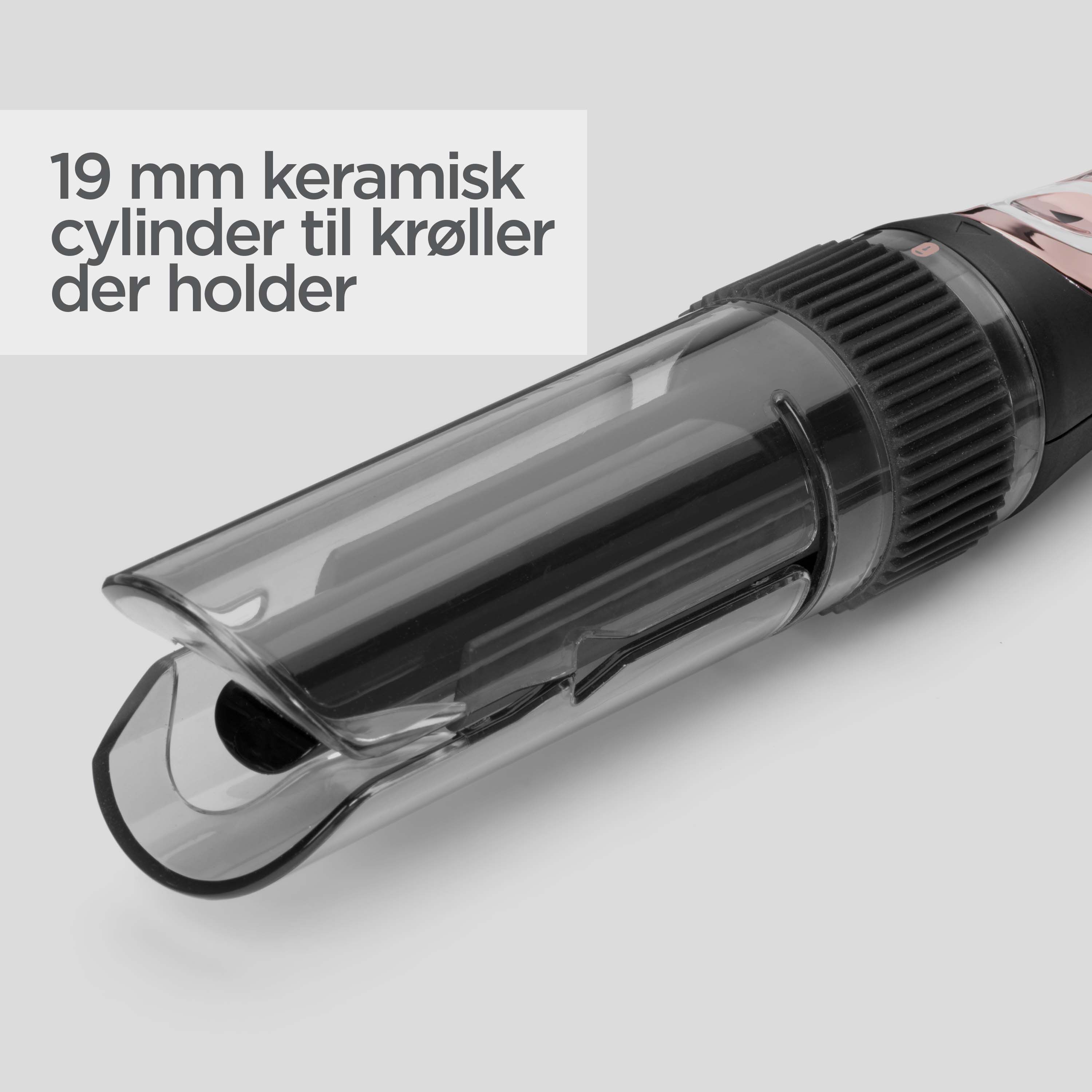 19 mm keramisk cylinder til kr&oslash;ller der holder